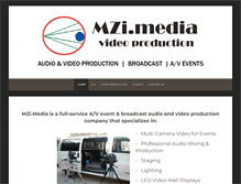 Tablet Screenshot of mzimedia.com